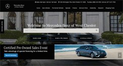 Desktop Screenshot of mercedes-benz-west-chester.com